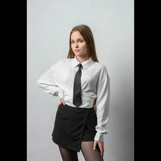 Bikerjacke Damen mit asymmetrischem Reißverschluss