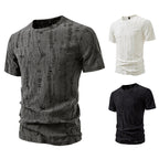 Herren T-Shirt mit strukturiertem Vintage-Design