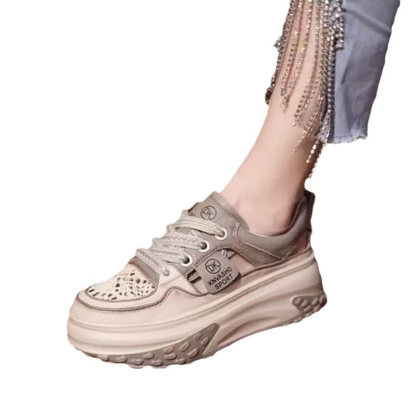 Damen High-Top Sneakers mit gepolsterter Sohle und atmungsaktiver Konstruktion R&B