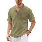 Herren Leichte Kurzarm-Hemd R&B