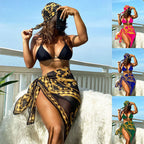 Damen Triangel-Bikini mit elegantem Kaftan R&B