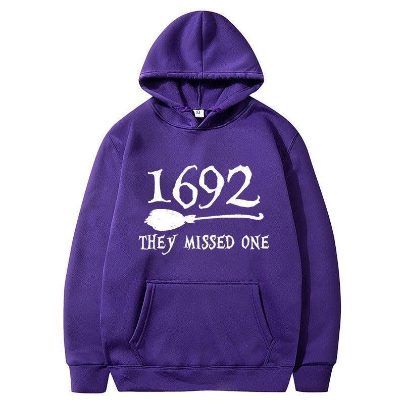 Damen Kapuzenpullover mit kreativem Halloween-Motiv und lockerer Passform R&B