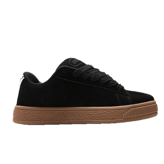 Damen Sneakers aus weichem Nubukleder mit rutschfester Gummisohle R&B