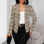 Damen raffinierte Business-Blazerjacke R&B