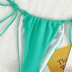 Damen Triangel-Bikini mit verstellbaren BindR&Bändern und nahtlosem Design R&B