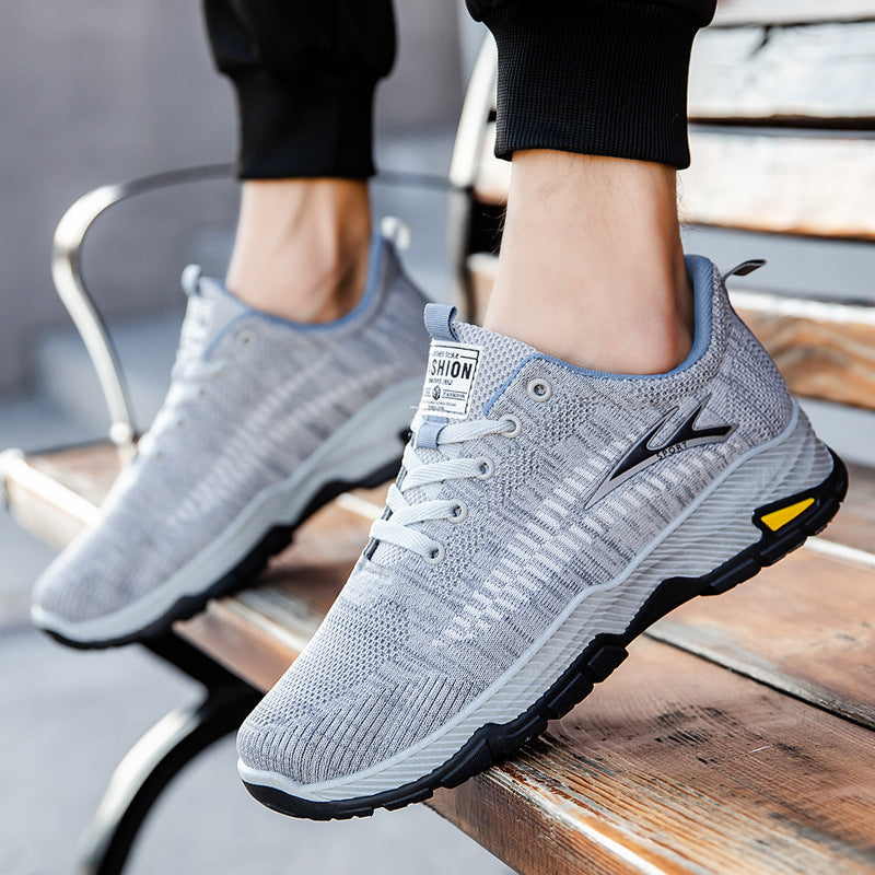 Damen Sportliche Lifestyle-Sneaker mit atmungsaktivem Mesh-Obermaterial und dämpfender Sohle R&B