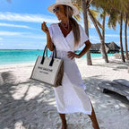 Damen strandfreundliches Netzkleid R&B