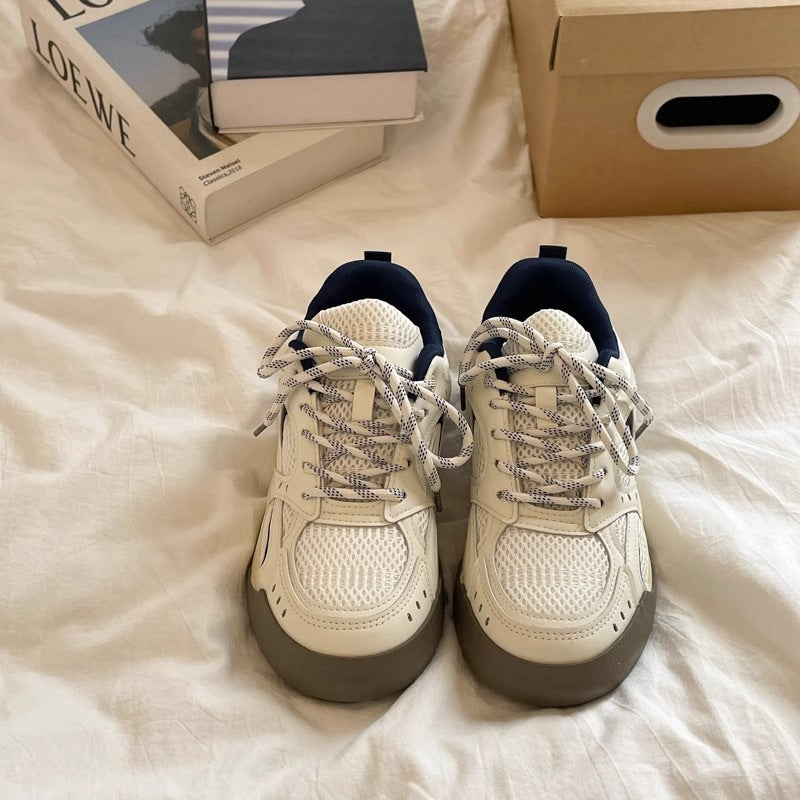 Damen Sportliche Sneaker mit atmungsaktiver Netzoberfläche und stabiler Sohle