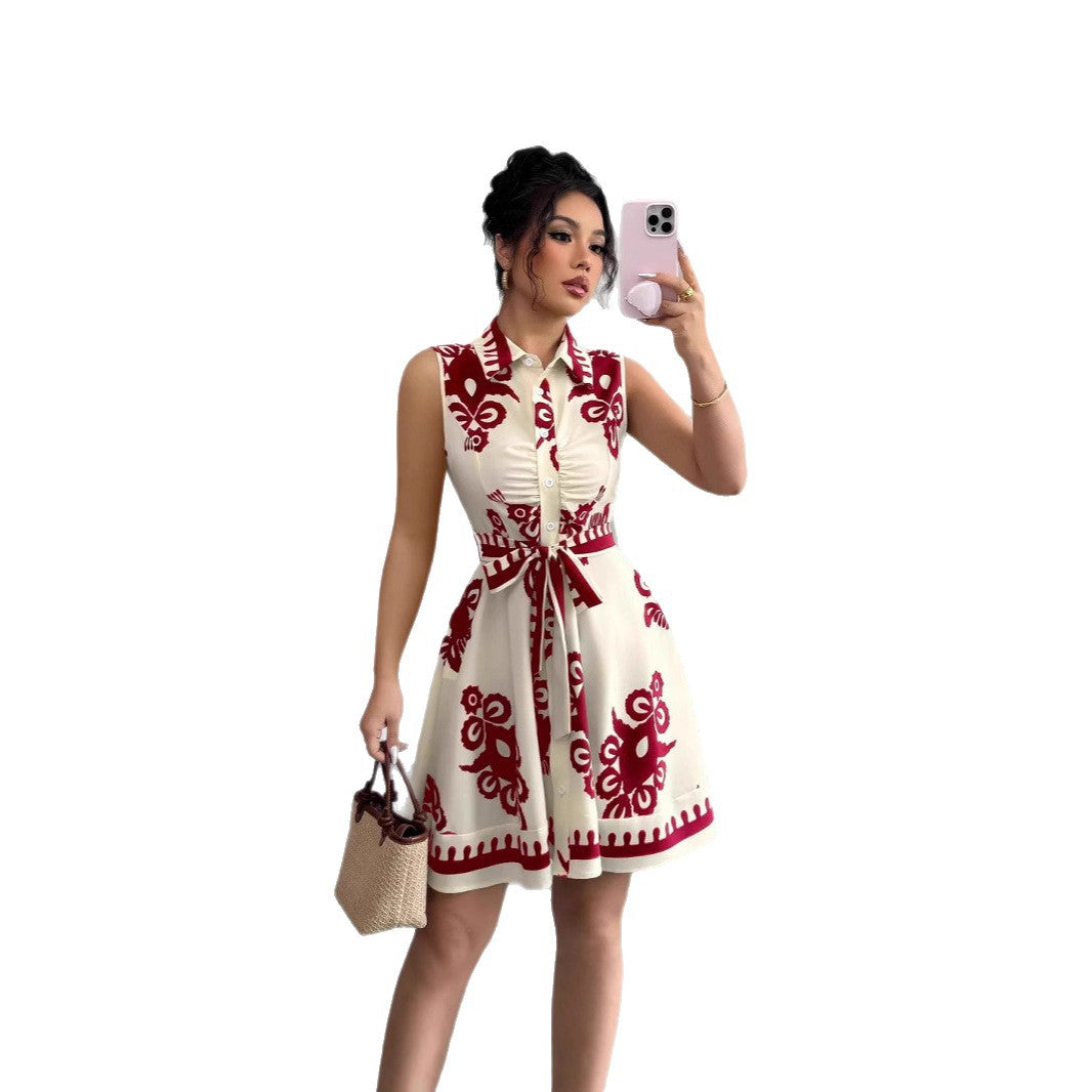 Damen Sommerkleid mit tailliertem Schnitt R&B