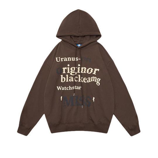 Damen Freizeit Hoodie mit trendigem Schriftzug R&B