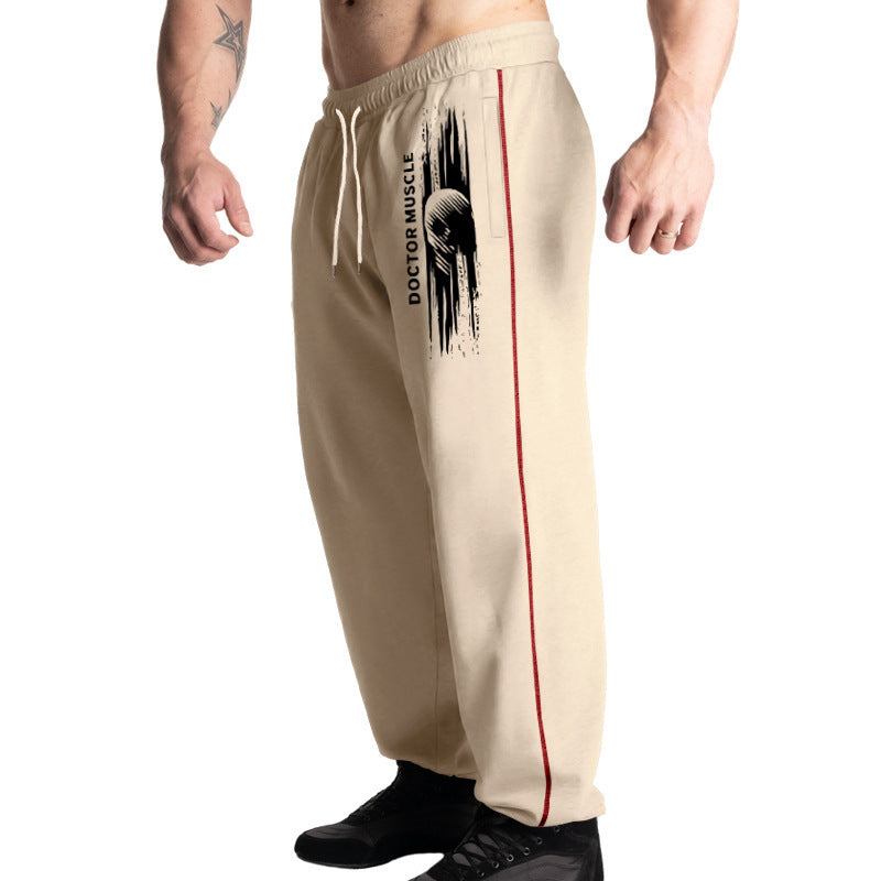 Herren Bequeme Sportjogginghose mit seitlichen Taschen und verstellbarem Kordelzug R&B