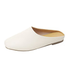 Damen elegante Mules aus hochwertigem Leder mit Komfortsohle