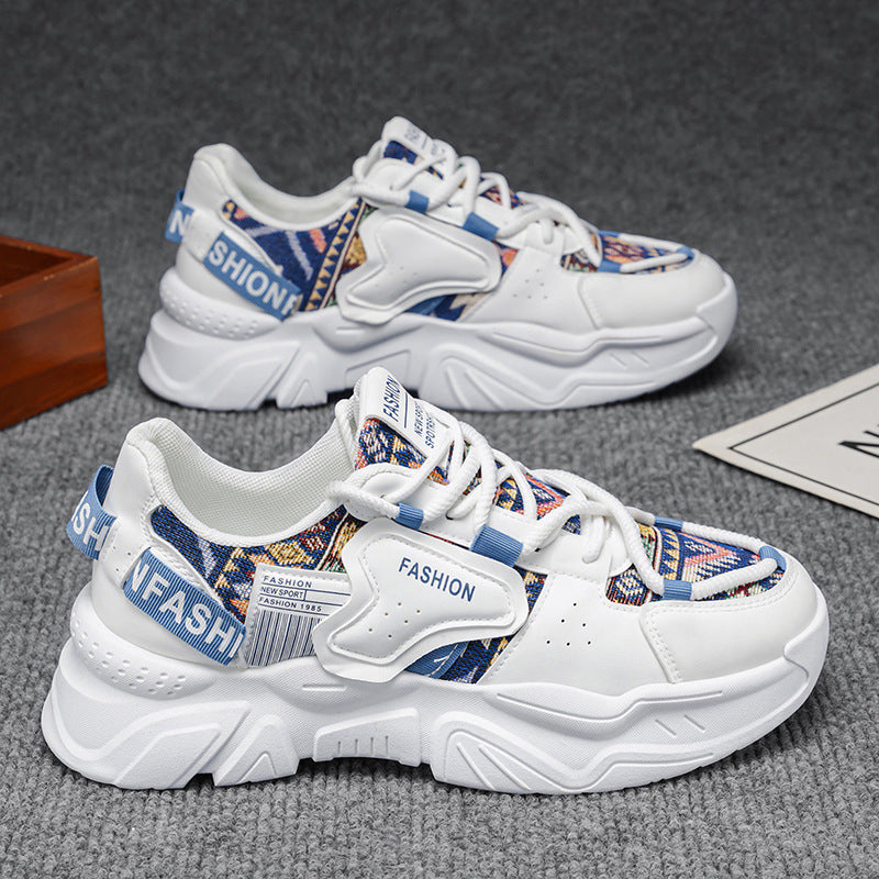 Damen Modische Sneakers mit einzigartigem Muster und dämpfender Sohle R&B