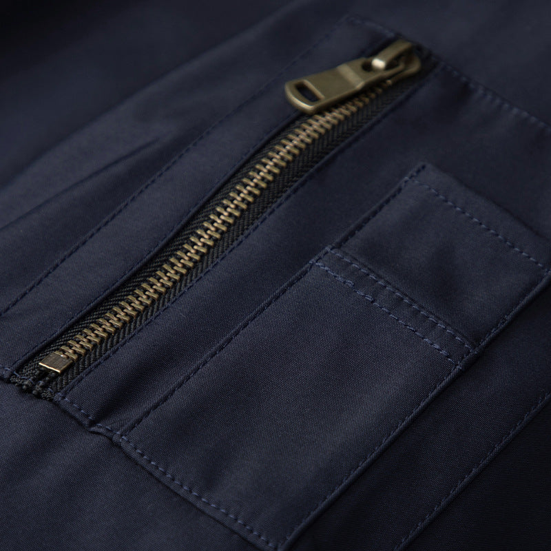 Herren Freizeitjacke mit vielseitigen Taschen und modernem Schnitt