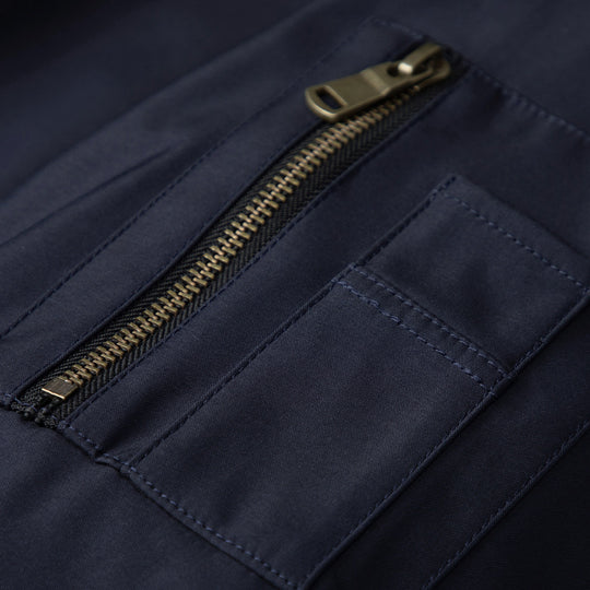 Herren Freizeitjacke mit vielseitigen Taschen und modernem Schnitt R&B