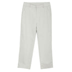Damen elegante Stoffhose mit elastischem Bund