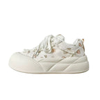 Damen Sportliche Freizeitsneaker mit einzigartigen Tiermotiven und praktischen Schnürdetails