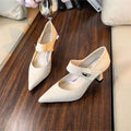 Damen elegante Pumps mit modischem Riemchen R&B