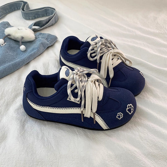 Damen Sportliche Sneakers mit verspieltem Tierdesign und flexiblem Obermaterial R&B
