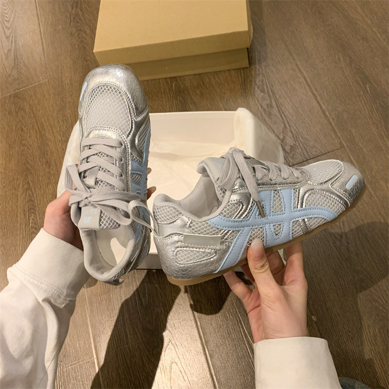 Damen Sportliche Sneakers mit atmungsaktiver Mesh-Oberfläche und stoßdämpfender Sohle R&B