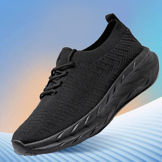 Damen Slip-On Laufschuhe mit flexiblem Strickoberteil und rutschfester Sohle R&B