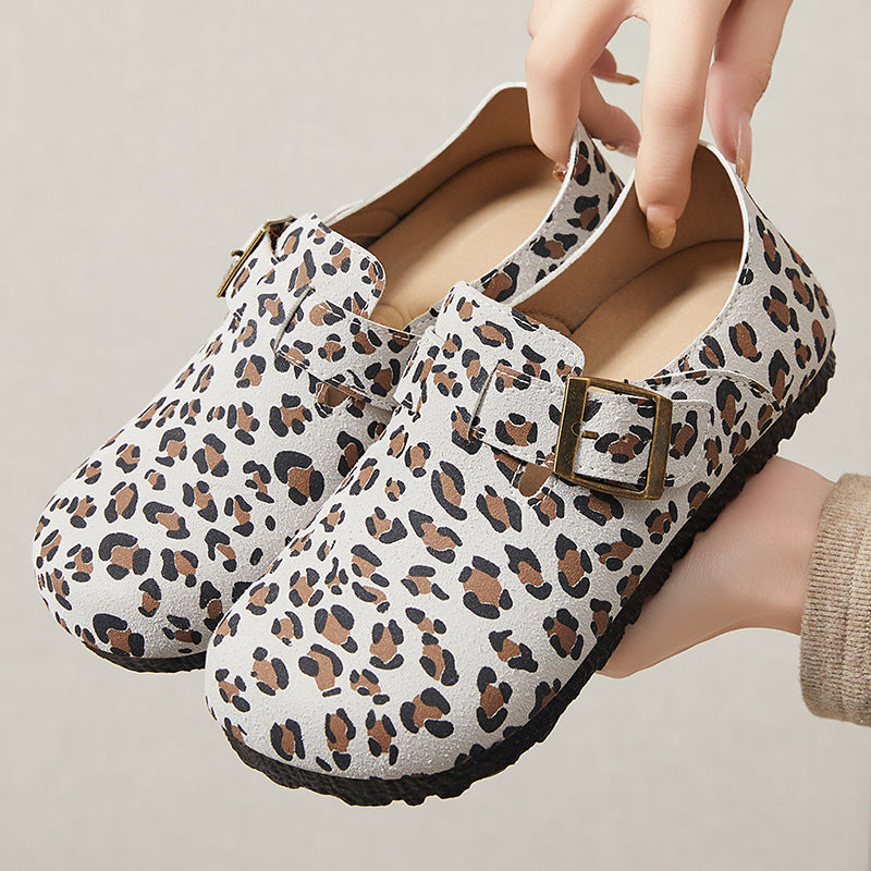 Damen Modische Clogs mit dekorativem Schnallenverschluss und rutschfester Sohle R&B
