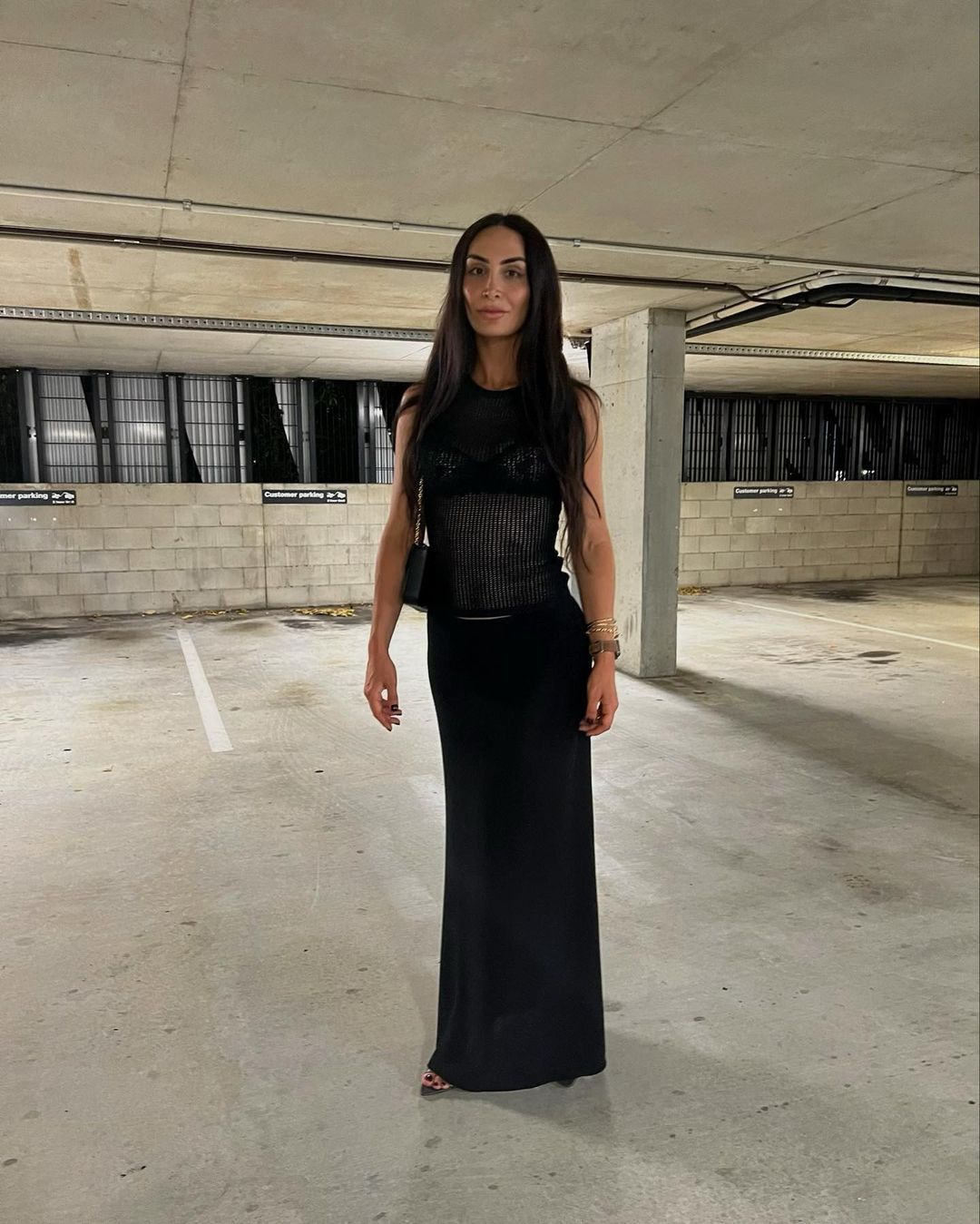 Damen elegantes Strickkleid R&B