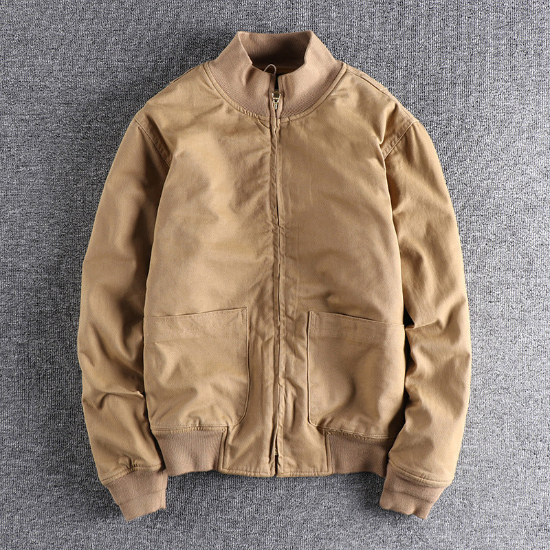 Damen Übergangsjacke mit hohem Kragen und praktischen Taschen R&B