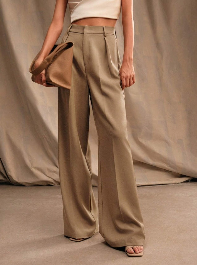 Damen weite Stoffhose R&B