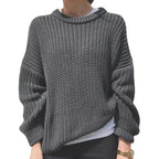 Damen oversized Strickpullover mit strukturierter Verarbeitung R&B