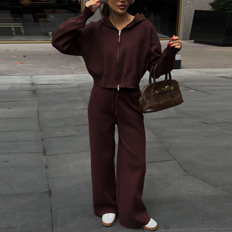 Damen lässiger Hoodie-Set R&B