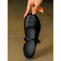 Damen Ballerina mit praktischem Riemen und gepolsterter Innensohle R&B