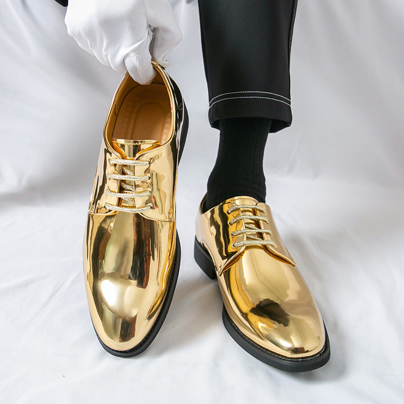 Damen Elegante und glänzende Schnürschuhe R&B