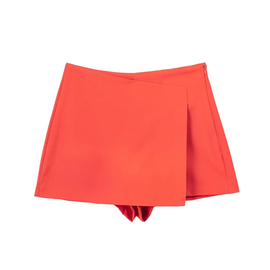 Damen sportliche Shorts mit elegantem Layering-Design R&B