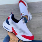 Damen Sneaker mit atmungsaktivem Obermaterial und stoßdämpfender Sohle R&B
