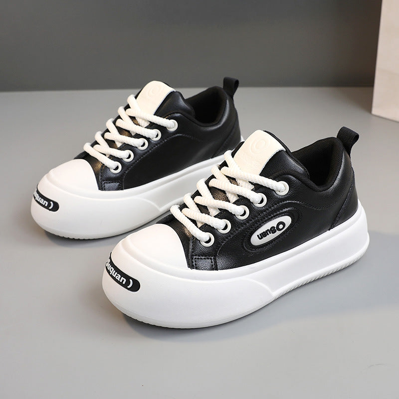 Damen modische Plateau Sneakers mit verstärktem Sohlenprofil und atmungsaktiven Materialien R&B