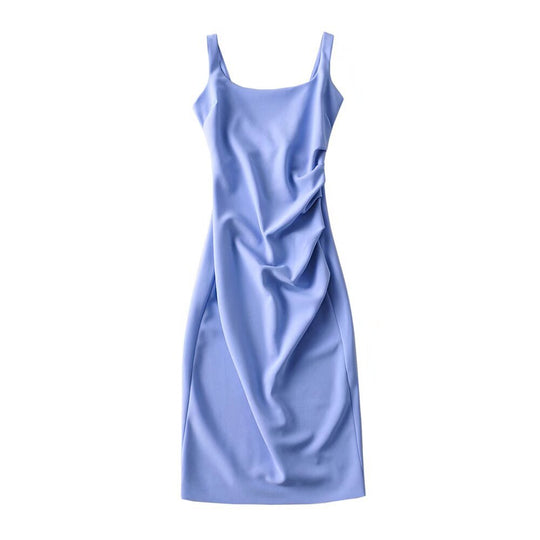 Damen figurbetontes Midi-Kleid mit elegantem Rüschendetail R&B