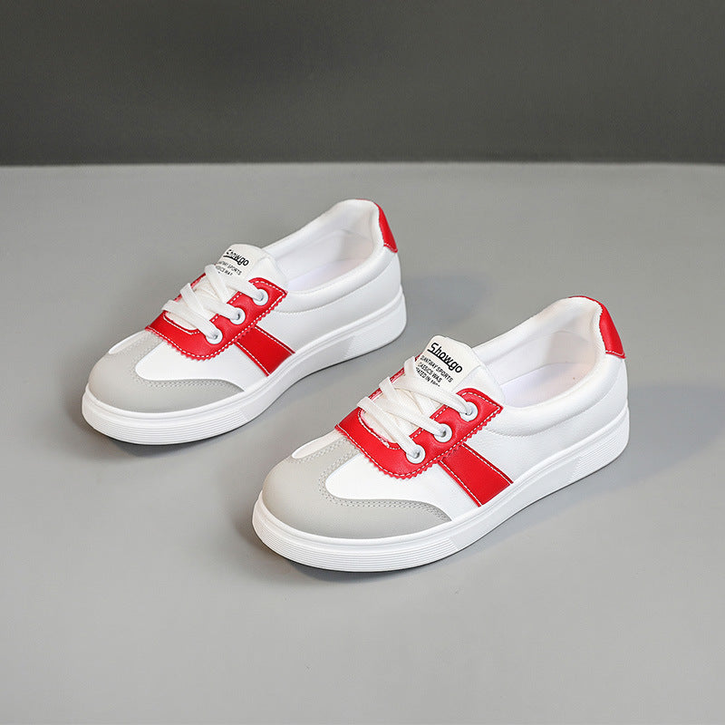Damen Freizeit Sneakers mit modischem Farb- und Materialmix R&B