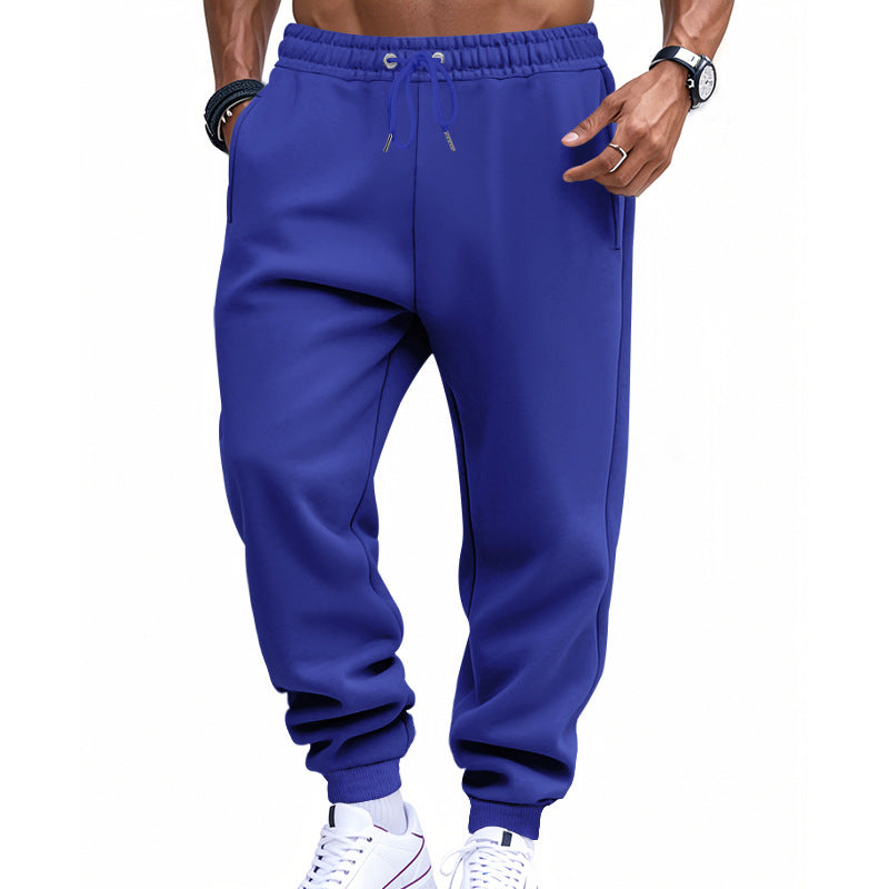 Herren bequeme Jogginghose mit elastischem Bund und praktischen Seitentaschen R&B