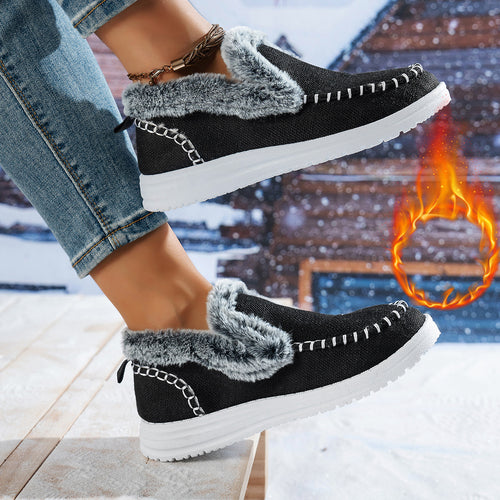 Damen Bequeme und kuschelig gefütterte Sneaker R&B