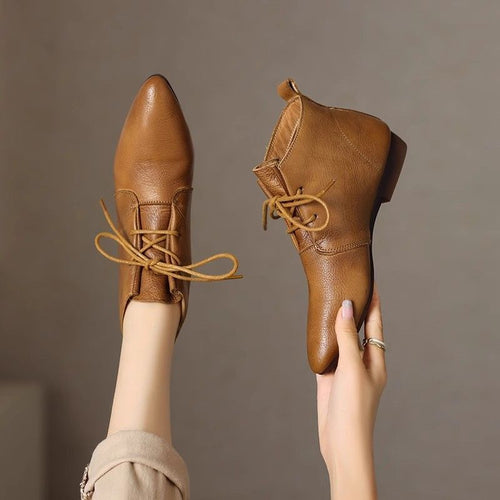 Damen modische Schnür-Stiefeletten R&B