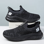 Damen Bequeme Slip-On Sneakers mit atmungsaktivem Obermaterial und flexiblem Design R&B