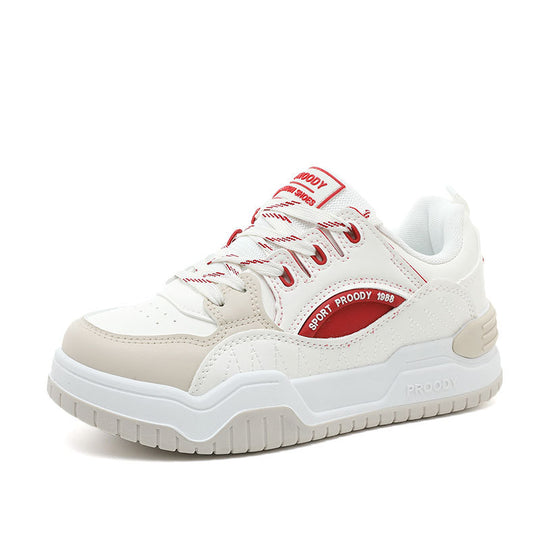Damen sportliche Chunky Sneakers mit dämpfender Laufsohle R&B