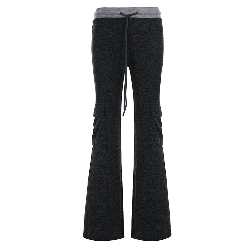 Damen Weite Cargo-Hose mit elastischem Bund und praktischen Taschen R&B