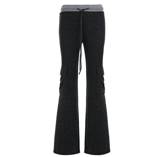 Damen Weite Cargo-Hose mit elastischem Bund und praktischen Taschen R&B