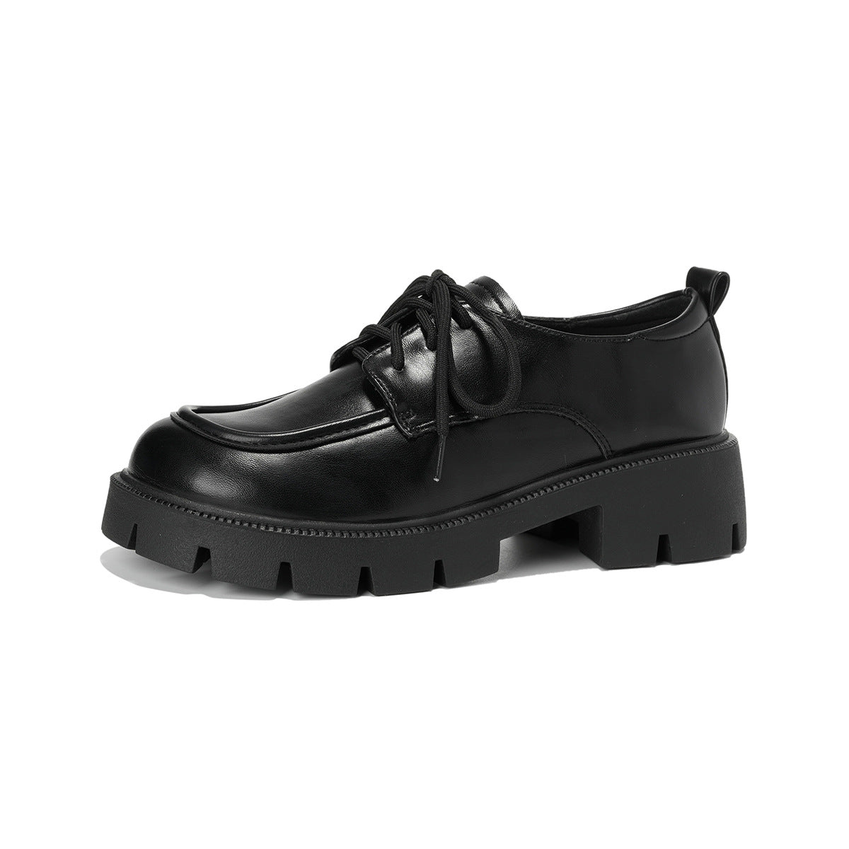 Damen Komfortable Elegante Schnürschuhe mit robuster Plateau-Sohle