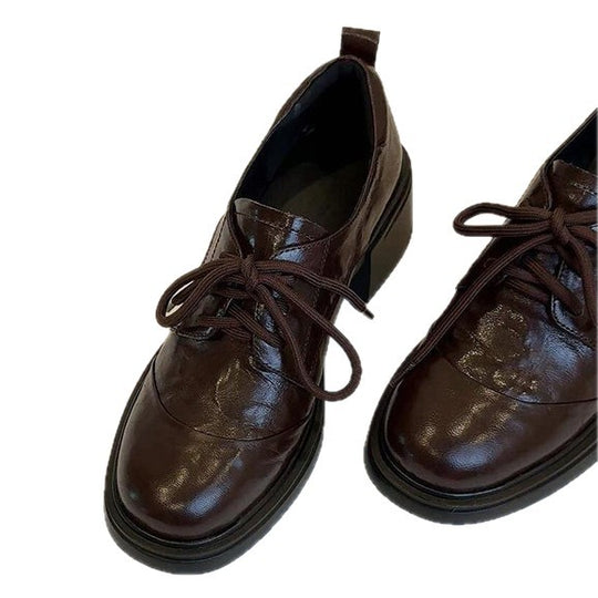 Damen elegante Schnürschuhe aus hochwertigem Kunstleder mit modischem Design R&B