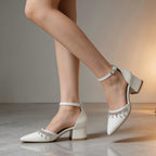 Damen Elegante Slingback-Pumps mit strassverzierten Details R&B