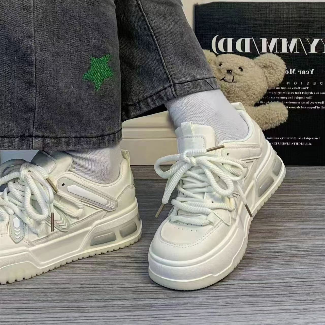 Damen Sportliche Sneakers mit robustem Dämpfungssystem und modischem Design