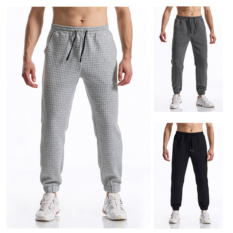 Herren bequeme Sweatpants mit hohem Bund und elastischem Komfort R&B